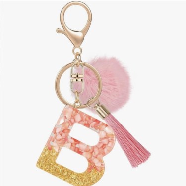 8435458092093 Llavero Letra B Rosa - Lovely Story 1