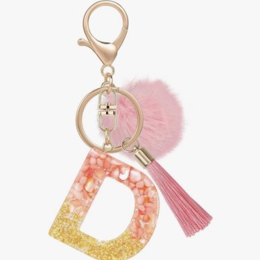 8435458092116 Llavero Letra D Rosa - Lovely Story 1