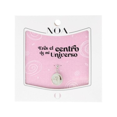 8435458092611 Charms Acero Plateado Luna Estrellas 1