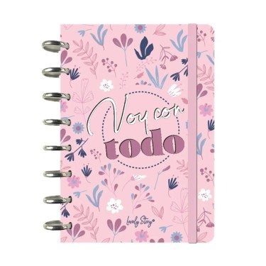 8435458097906 Cuaderno cuadricula A5 “Pink voy con 1