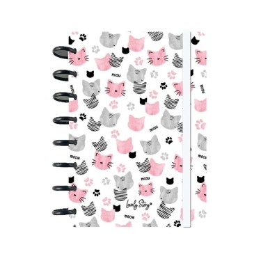 8435458098378 Cuaderno A6 Smart Book Miau – Lovely 1