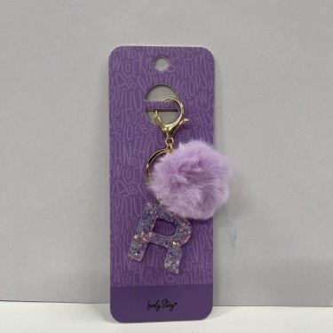 8435458179565 Llavero letra R morado Lovely Story 1