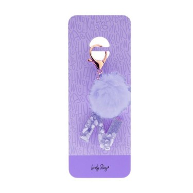 8435458179589 Llavero letra N purple  Lovely Story 1
