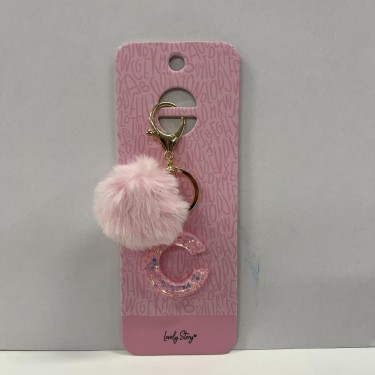 8435458179671 Llavero Letra C Pink – Lovely Story 1