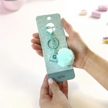 8435458181902 Llavero pompón menta tecla letra G – 1