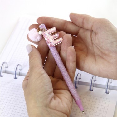 8435458184507 Bolígrafo Pink Pen letra E (2) 2