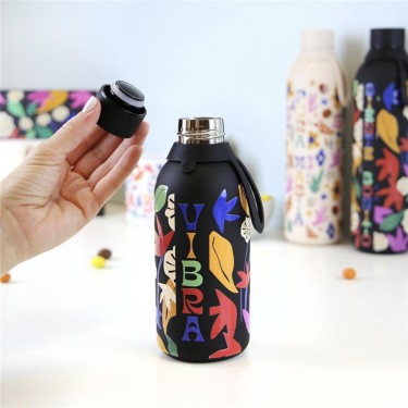 8435458185566 Botella térmica 500 ml negra Vibra – 1