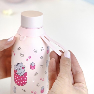 8435458185610 Botella térmica 500 ml gatos rosa  ( 1