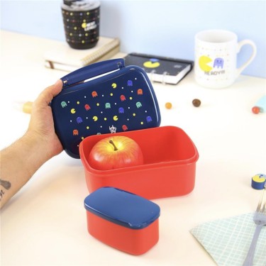 8435458186020 Fiambrera hermética Retro Pixel rojo 1