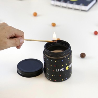 8435458186136 Vela aromática Level Up! negra – Lov 1