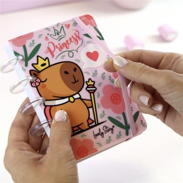 8435458189847 Cuaderno Smart Book A6 capibara Pink 1