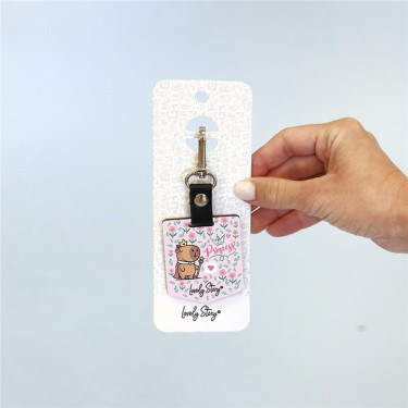 8435458189885 Llavero capibara Pink Queen rosa – L 1