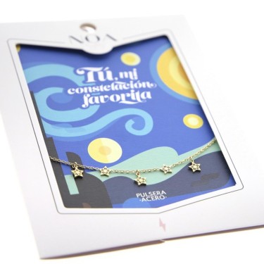 8435458191413 Pulsera acero dorado constelación fa 1