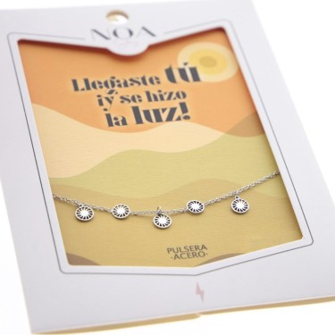 8435458191529 Pulsera acero plateado se hizo la lu 1