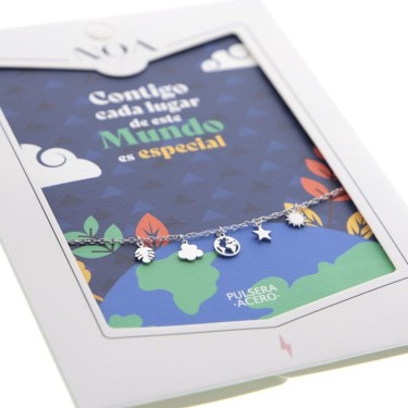 8435458191673 Pulsera acero plateado mundo especia 1