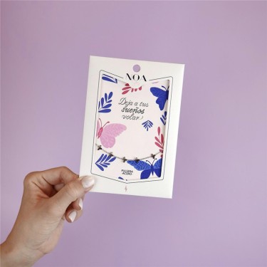 8435458191963 Pulsera acero plateado sueños volar  1