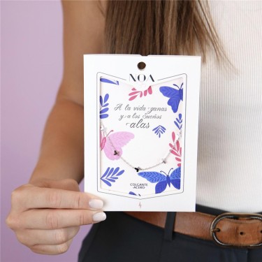 8435458191970 Colgante acero plateado A la vida ga 1