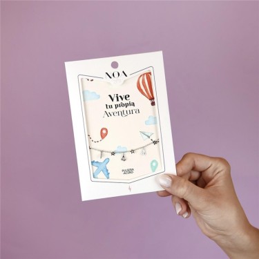 8435458191987 Pulsera acero plateado Vive tu propi 1