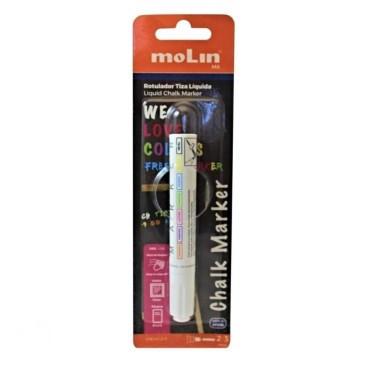 8436556204081 Rotulador tinta tiza blanco – MOLIN  1