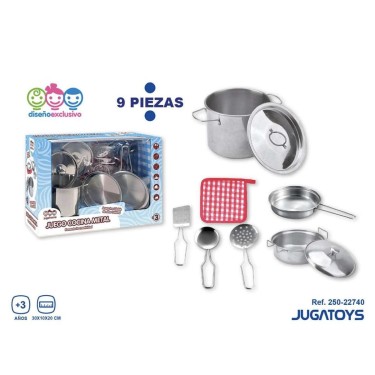 8436585227402 (3) Set de menaje cocina metal 9 pie 2