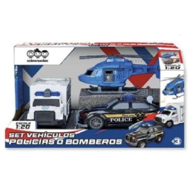 8436585228867 (1) Pack vehículos policía o bombero 1