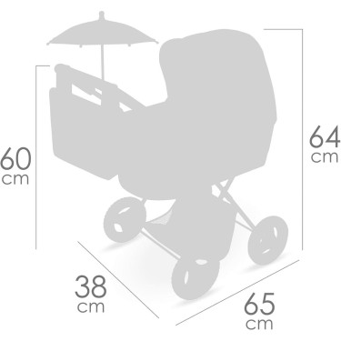 8436623380236 (3) Coche de muñecas Capriccio con s 3