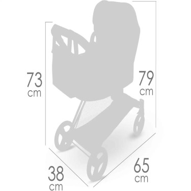 8436623380793(3) Coche de muñecas 3 en 1 Verona –  3