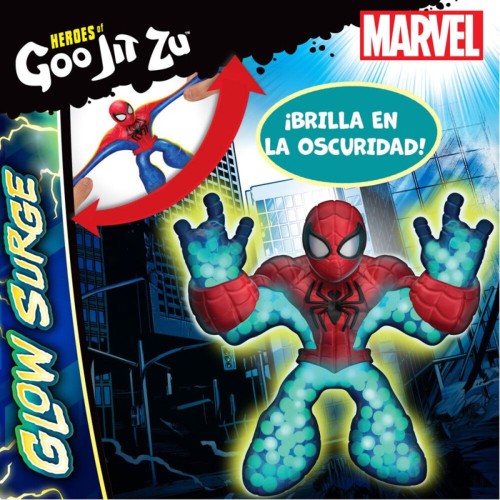 Figura Marvel Glow Surge Spiderman Bandai 8414614427139 3