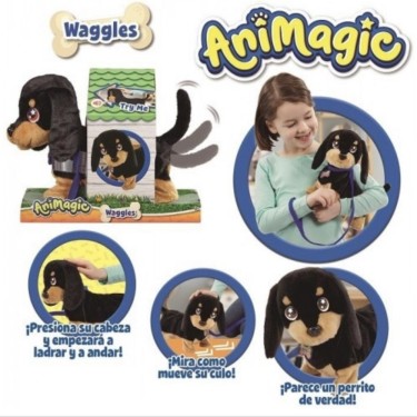 8720077190917 Mascota Interactiva Waggles Perrito  1