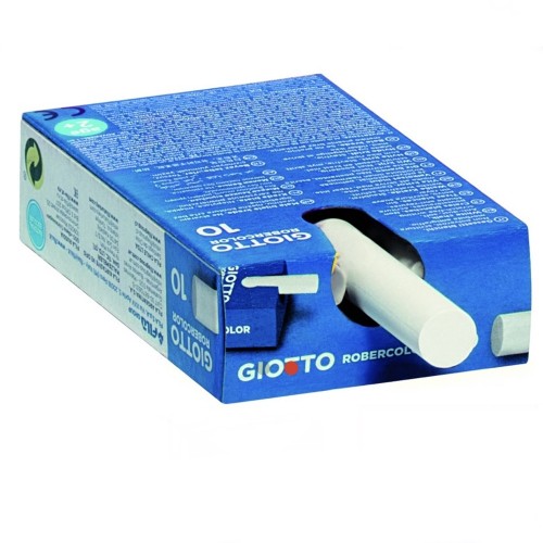 10 tizas Blanco ROBERCOLOR
