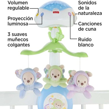 887961046076 (2) Fisher-Price Móvil Ositos Volador 2