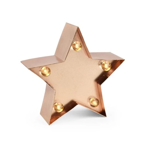 Mini luz decorativa Gold Rose Star Legami 8059174839581