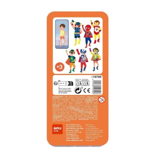 Caja magneticos superheroes Apli kids 8410782197096 3