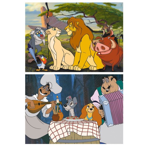 Puzzle disney animales 2x48 Educa 8412668199965 2