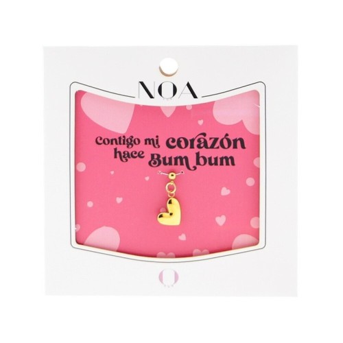 Charms acero dorado corazon grande Lovely story 843545809039