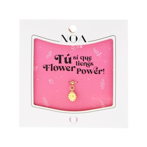 Charms acero dorado flor Lovely story 8435458090457