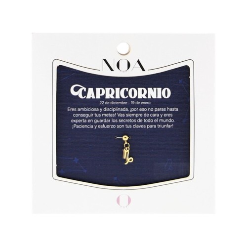 Charms acero dorado horoscopo Capricornio Lovely story 84354